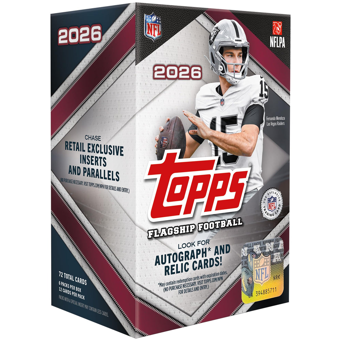 2026 Topps NFL Flagship Football - Factory Sealed - Value Box