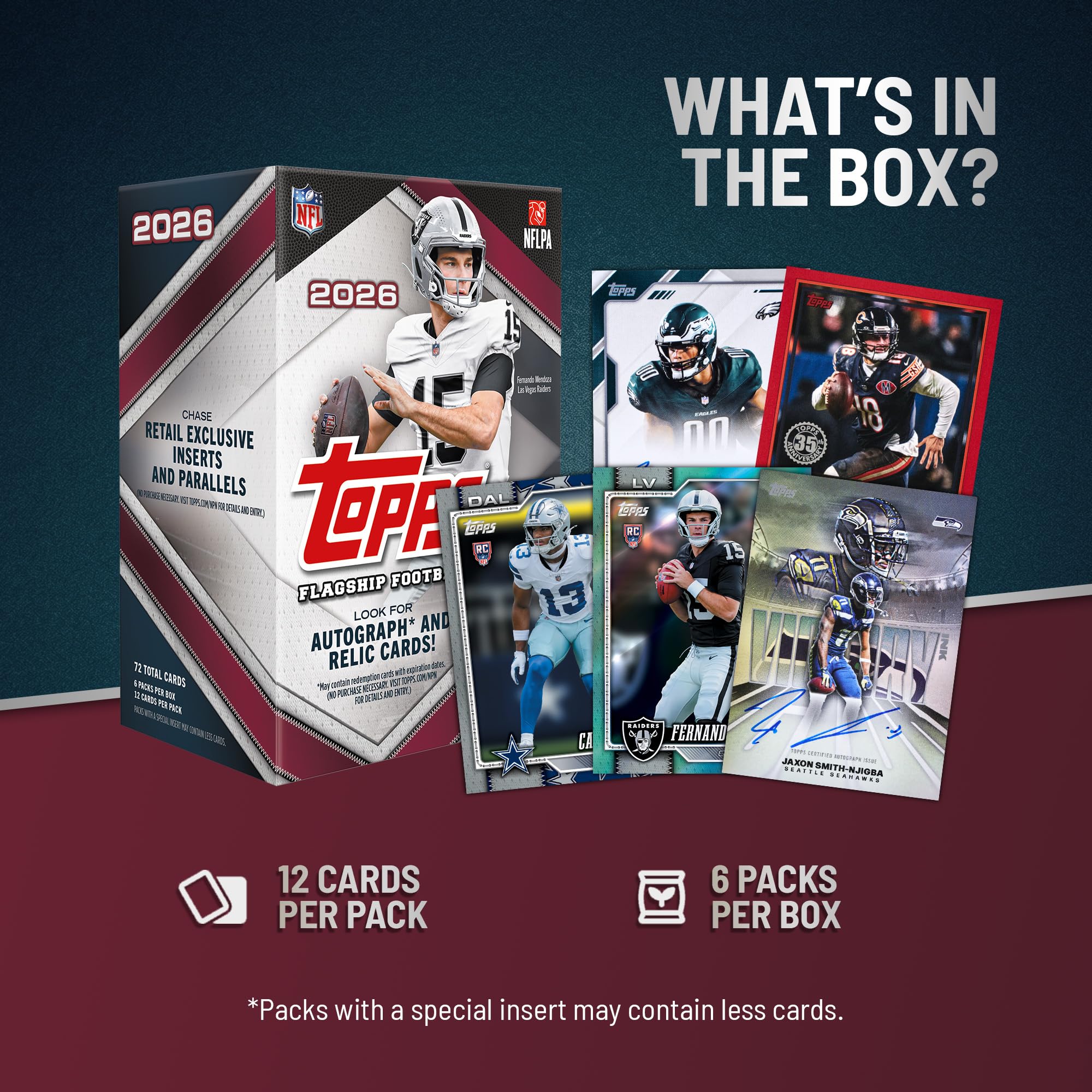 2026 Topps NFL Flagship Football - Factory Sealed - Value Box