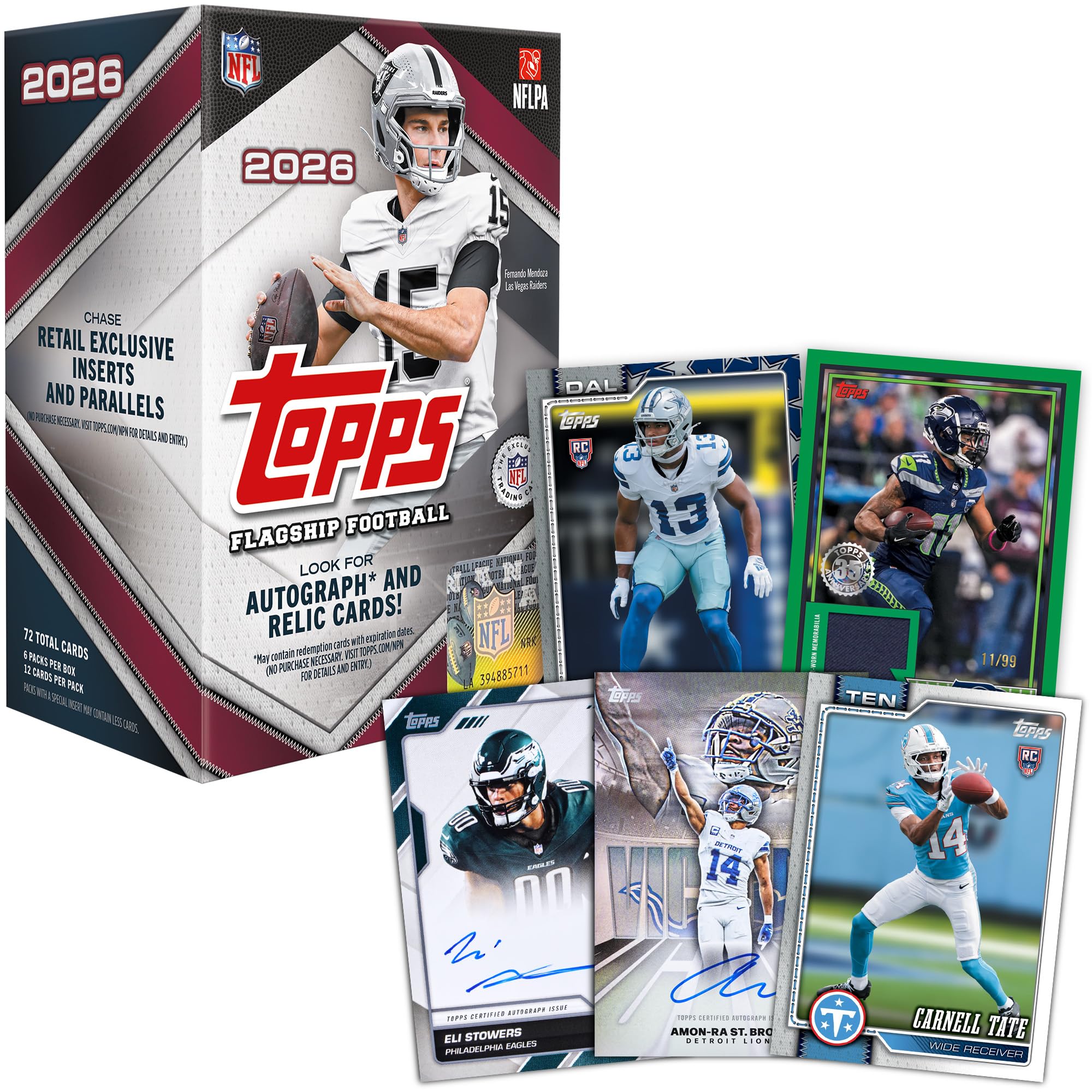 2026 Topps NFL Flagship Football - Factory Sealed - Value Box